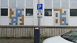 Tegeltableaus in complex van Reintjes (september 2020)