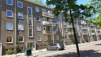 Gevelwand Van der Kunstraat (mei 2020)