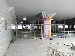 Overspanning Lidewijpad met kunstwerk (oktober 2020)