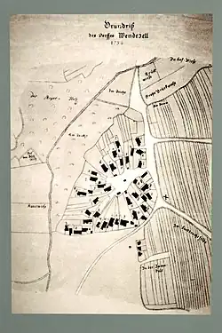 Wendezelle in de 18e eeuw