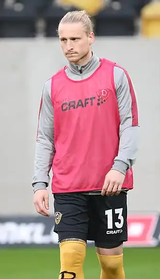 Stefaniak in 2021 als speler van Dynamo Dresden