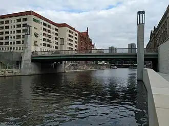 De Rathausbrücke in 2021