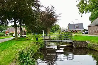 Veenstervaart nabij Roodeschuur