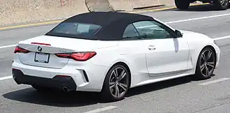 BMW 4-serie (G23) cabriolet, achteraanzicht
