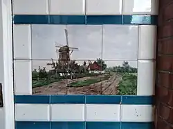 Tegeltableau huisnummer 22 naar Victor Bauffe (november 2021)