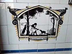 Tegeltableau huisnummer 36 Ezelsvel (november 2021)