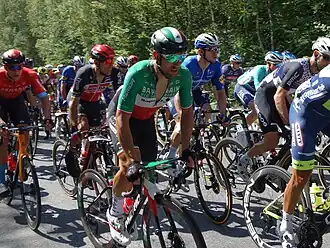 Winnaar Sonny Colbrelli tijdens de 5e etappe