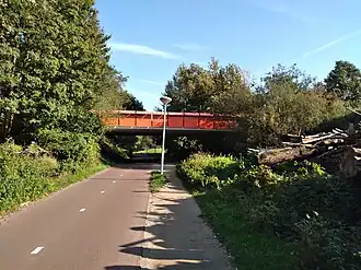 Brug 1311 in Langbroekdreef (boven) (oktober 2021)