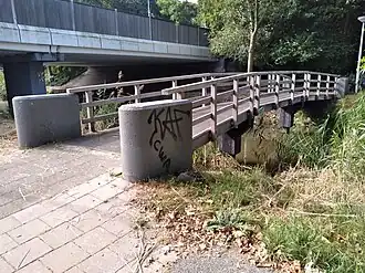 Brug 1342 met links Renswoudebrug (september 2021)
