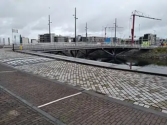 Brug 2030 vanaf Wim Noordhoekkade (september 2021)