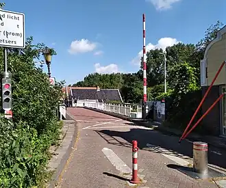 Buiksloterdraaibrug naar het westen gezien (junl 2021)