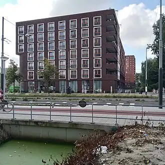 Overzicht over brug 489, dwars de Bos en Lommerweg (augustus 2021)