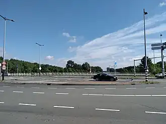 Overzicht over brug 490 richting het noorden (juli 2021)