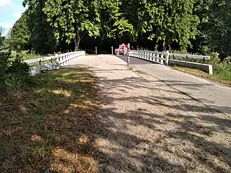 Brug 541 met een werkwagen (september 2021)