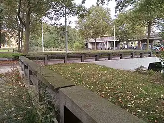 Brug 710 met rechts de duiker (oktober 2021)