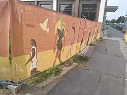 Versiering bouwhekken (augustus 2021)