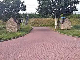 Poortje tussen Nieuwegeinlaan en Nieuwlandhof (augustus 2021)