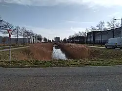 Links en rechts Etnastraat, in de verte de Heklaflat (februari 2021)