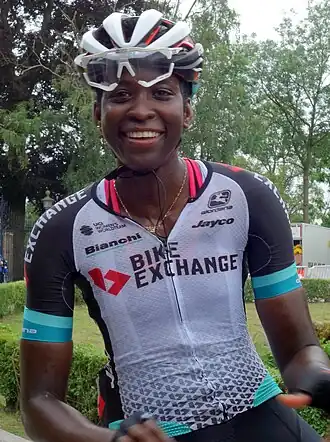 Teniel Campbell in de Lotto Belgium Tour 2021