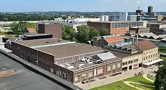 De Timmerfabriek gezien vanaf het Eiffelgebouw (2021)