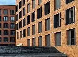 Detail zuidgevel blok B