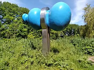 Gevangen ballon in constructie (juni 2021)