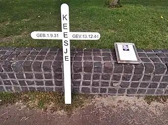 Monument voor Keesje Brijde (augustus 2021)