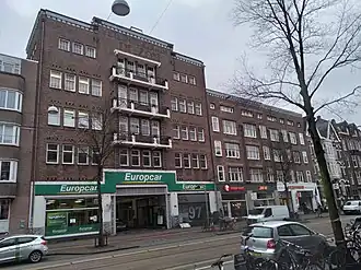 Hoogbouw op 197, laagbouw op 201-205 (januari 2021)