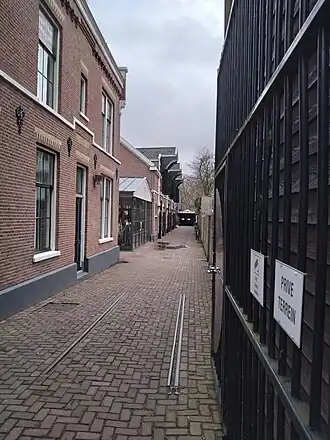 Overtoom 373-CD, Amsterdam vanaf de serre (januari 2021)