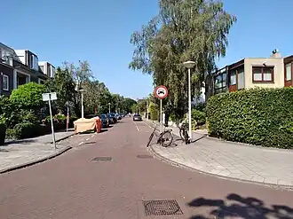 Prinses Marijkestraat vanaf de Prinses Irenestraat (september 2021)