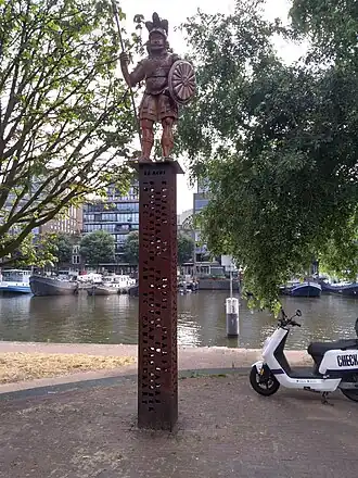 Reus van Bickerseiland (replica, juli 2021)