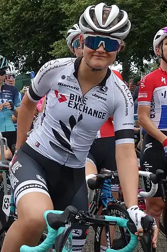 Georgia Williams in de nationale kampioenstrui in 2021