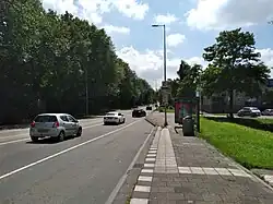 Stellingweg ten westen van Molenwijk (juli 2021)