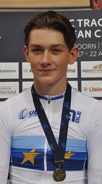 Tarling bij de EK voor beloften, 2021.