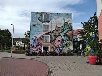 Muurschildering Heesterveld (september 2021)