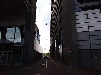 Willem Frederik Hermansstraat vanaf Oosterdoksstraat (juli 2021)