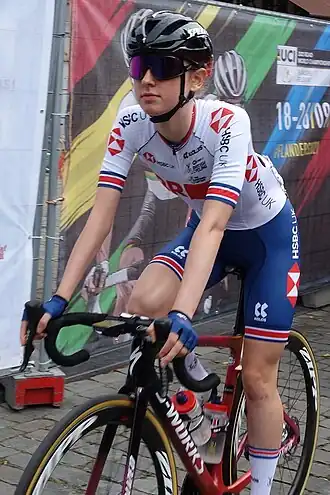 Anna Shackley bij het WK 2021 in Antwerpen