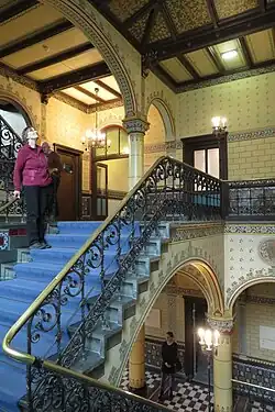 Trappenhuis in het Gouvernements­gebouw