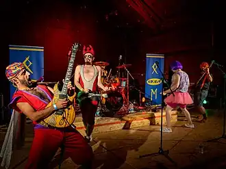 Nanowar of Steel tijdens een liveoptreden (2022)