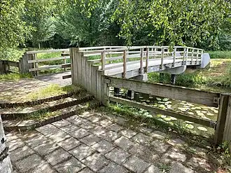 Brug 1448 met terras richting De Hoge Dijk (juni 2022)