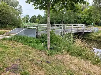 Brug 1488 in het landschap in juni 2022