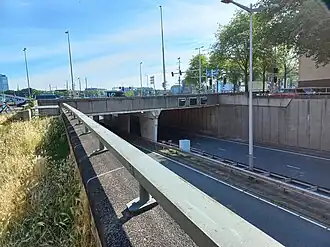 Brug 1941 gezien vanuit Foeliestraat (juli 2022)