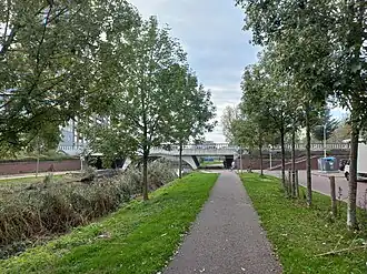 Brug 2110 in de IJdoornlaan (oktober 2022)