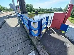 Scherpe hoek in balustrade (mei 2022)