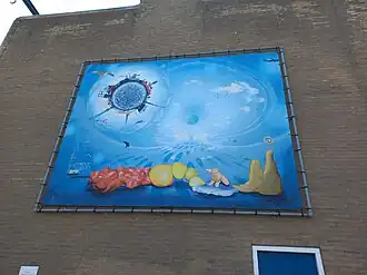 Deel 1 met linksboven het havengebied (mei 2022)