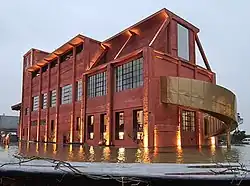 Cokesfabriek bij avond vanuit het zuiden, 2022