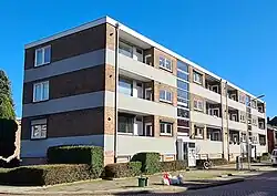 Portiekflat, hoek Prinsenlaan