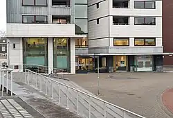 Openbare ruimte bij de toren en markering Parmabastion