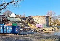 Voorbereidingen voor de restauratie, maart 2022