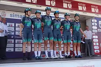 De ploeg in de Simac Ladies Tour 2022